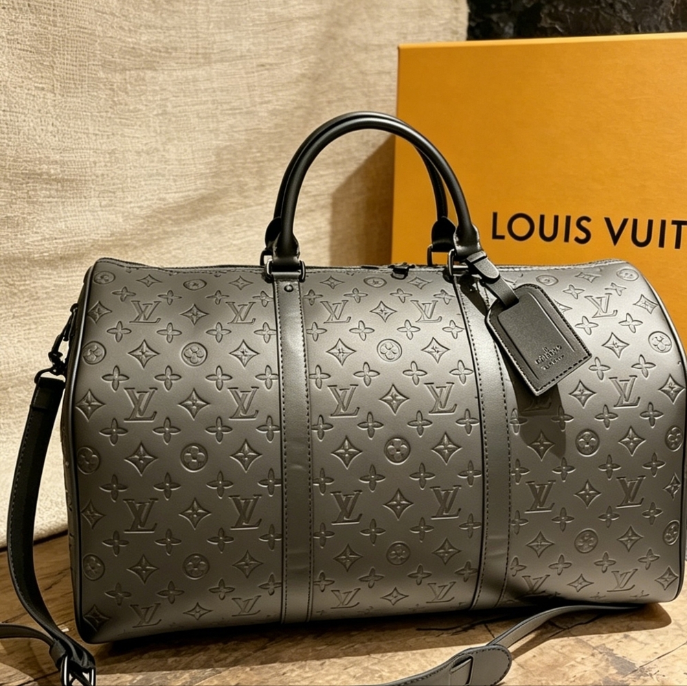Louis Vuitton Keepall 50 Monogram Shadow Leather
